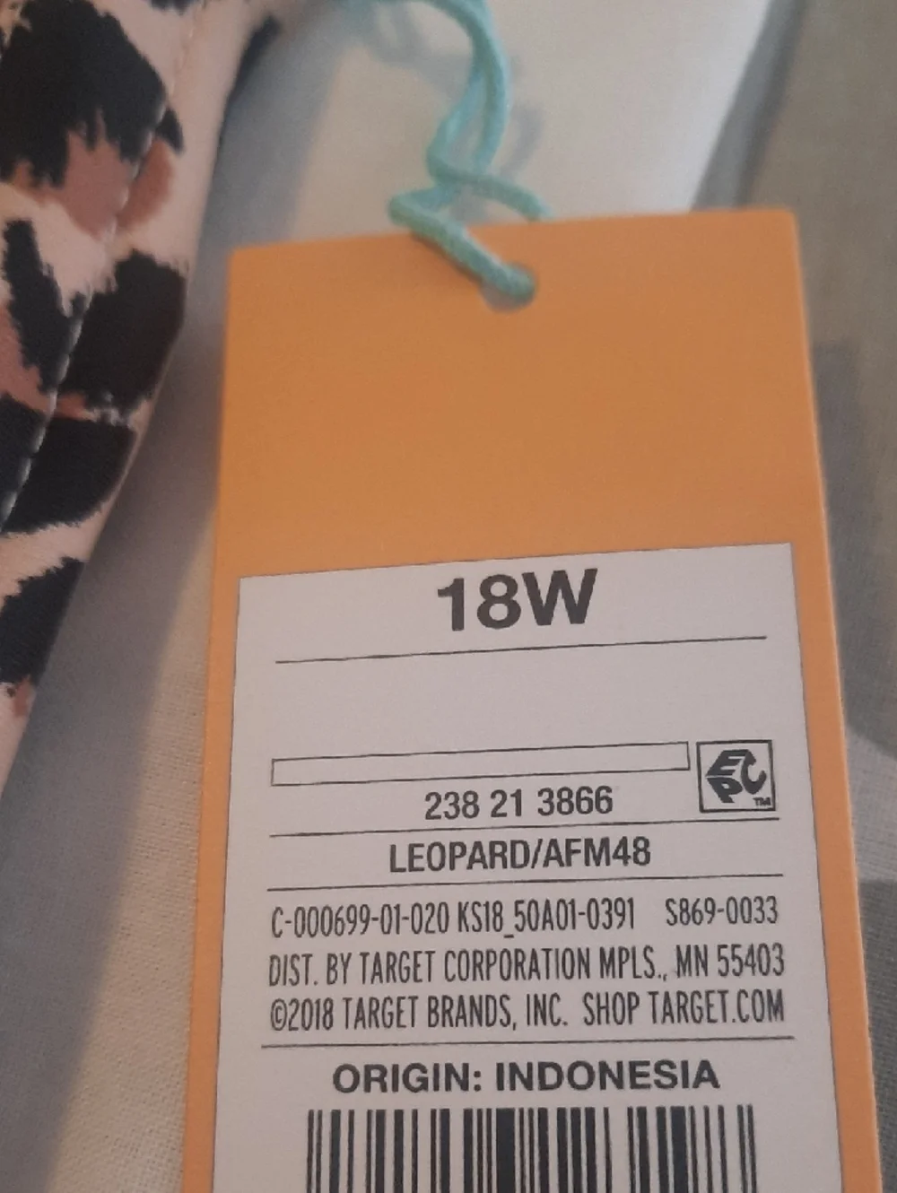 Leopard Print Strapless Tankini Top. - Picture 2 of 5
